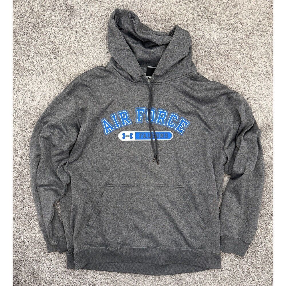 US Air Force Academy Falcons Hockey Sweatshirt Mens XXL Under Armour Storm